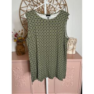 Women's J.Jill Green Tank Top L